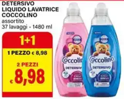 Il Gigante Detersivo liquido lavatrice Coccolino offerta