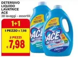Il Gigante Detersivo liquido lavatrice Ace offerta