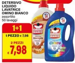 Il Gigante Detersivo liquido lavatrice Omino Bianco assortito offerta