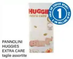 Il Gigante Pannolini Huggies Extra Care offerta