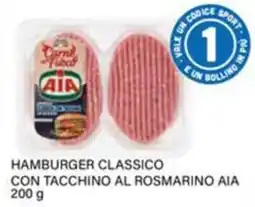 Il Gigante Hamburger classico con tacchino al rosmarino AIA offerta