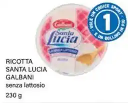 Il Gigante Ricotta Santa Lucia Galbani senza lattosio offerta
