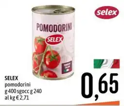 Emisfero Selex pomodorini offerta