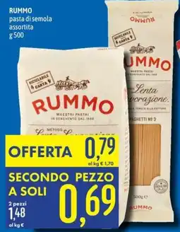 Emisfero Rummo pasta di semola assortita offerta