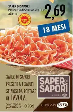 Emisfero Prosciutto di San Daniele DOP offerta