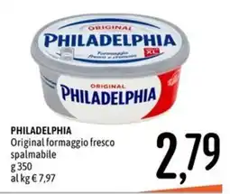 Emisfero Philadelphia Original formaggio fresco spalmabile offerta
