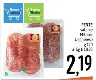 PER TE salame Milano, Ungherese