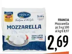 Emisfero Francia Mozzarella offerta
