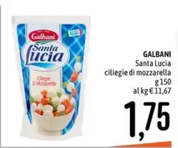 Emisfero Galbani Santa Lucia ciliegie di mozzarella offerta