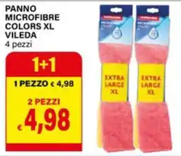 Il Gigante Panno microfibra colors xl vileda offerta