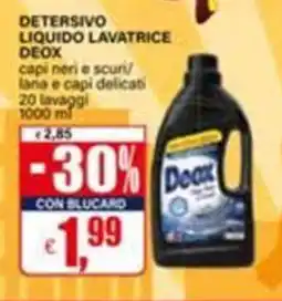 Il Gigante Detersivo liquido lavatrice Deox offerta
