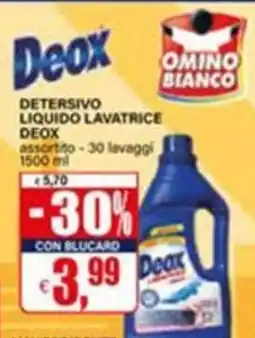 Il Gigante Detersivo liquido lavatrice Deox offerta