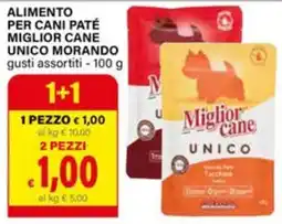Il Gigante Alimento per cani paté Miglior cane Unico Morando offerta