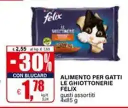 Il Gigante Alimento per gatti le ghiottonerie felix offerta