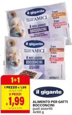 Il Gigante il gigante Alimento per gatti Bocconcini offerta