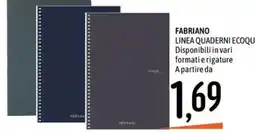 Emisfero Quaderni Ecoqu Fabriano offerta