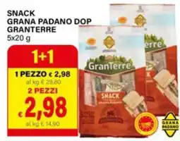 Il Gigante Snack Grana Padano DOP GranTerre offerta
