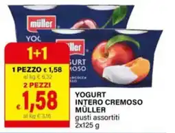 Il Gigante Yogurt intero cremoso Müller offerta