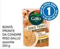 Il Gigante Bontà pronte da condire riso gallo assortite offerta