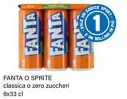 Il Gigante Fanta o Sprite classica o zero zuccheri offerta