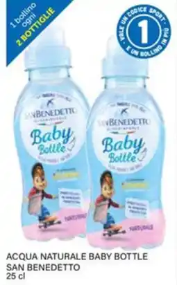 Il Gigante Acqua naturale baby bottle San Benedetto offerta