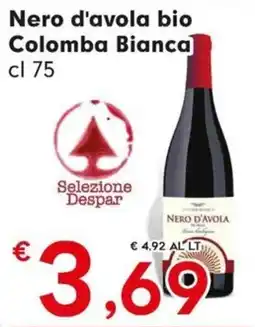 DeSpar Express Nero d'avola bio Colomba Bianca offerta