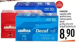 Emisfero Lavazza capsule caffè decaf offerta