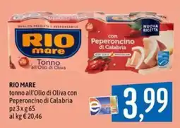 Emisfero Rio Mare tonno all'Olio di Oliva con Peperoncino di Calabria offerta