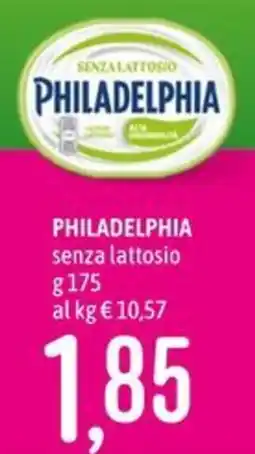 Emisfero Philadelphia senza lattosio offerta