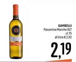 Emisfero Gambelli Passerina Marche IGT offerta