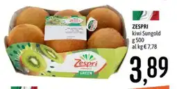 Emisfero Zespri kiwi Sungold offerta