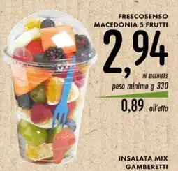 Emisfero Frescosenso macedonia 5 frutti offerta