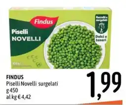 Emisfero Findus Piselli Novelli surgelati offerta