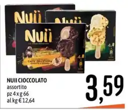 Emisfero Nuii cioccolato offerta