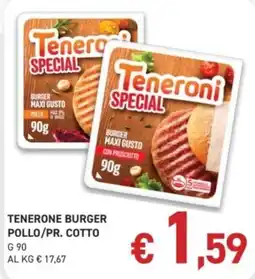 Maxi Coal Teneroni Burger Pollo offerta