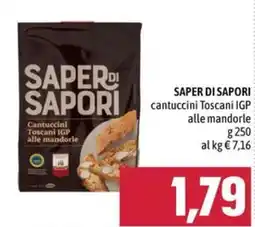 Emisfero Saper di sapori cantuccini toscani igp alle mandorle offerta