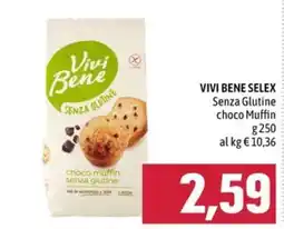 Emisfero Vivi Bene choco muffin senza glutine offerta