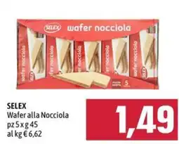 Emisfero SELEX Wafer alla Nocciola offerta