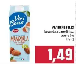 Emisfero Vivi Bene bevanda a base di riso, avena bio mandorla offerta