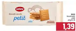Emisfero selex biscotti secchi petit offerta