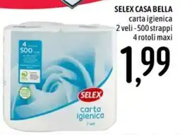 Emisfero Selex carta igienica offerta
