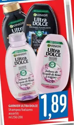 Emisfero Garnier Ultra Dolce Shampoo/balsamo offerta