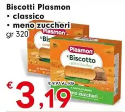 DeSpar Express Biscotti Plasmon meno zuccheri offerta