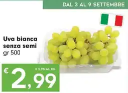 DeSpar Express Uva bianca senza semi offerta