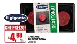 Il Gigante Tartare di scottona offerta