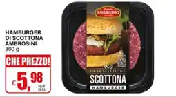 Il Gigante Hamburger di scottona Ambrosini offerta