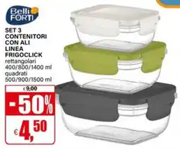 Il Gigante Belli e Forti contenitori con ali linea frigoclick offerta