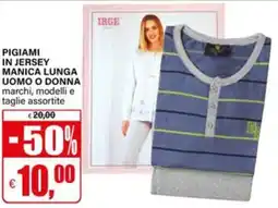 Il Gigante Pigiama in jersey IRGE offerta