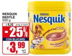 Il Gigante Nesquik Nestlé offerta