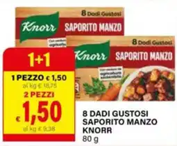 Il Gigante 8 Dadi Gustosi Saporito Manzo Knorr offerta
